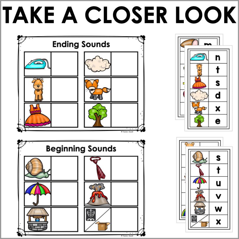 Letter Sounds Activities Magnetic Letters - Teacher Jeanell