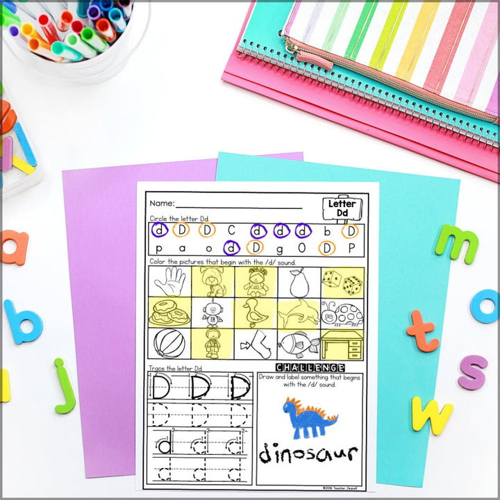 Letter Sounds and Letter Recognition - Teacher Jeanell