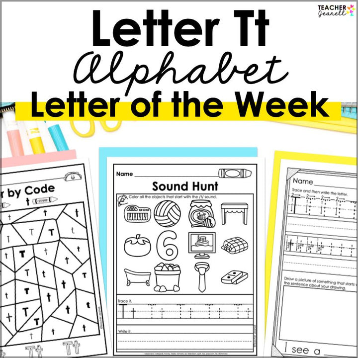 Letter T Activities | Letter of the Week Worksheets - Teacher Jeanell