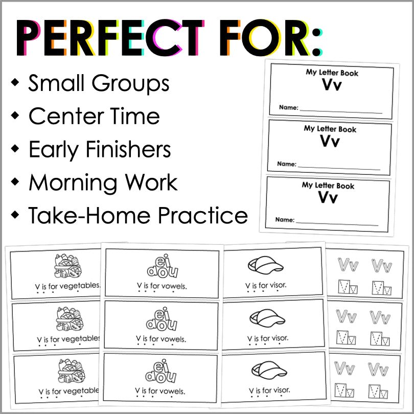 Letter V Activities | Letter of the Week Worksheets - Teacher Jeanell