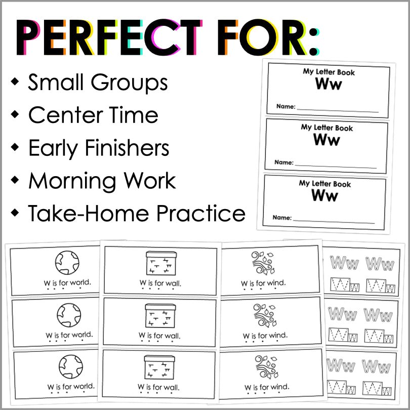 Letter W Activities | Letter of the Week Worksheets - Teacher Jeanell