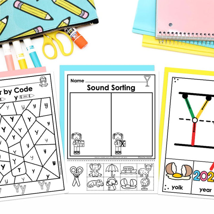 Letter Y Activities | Letter of the Week Worksheets - Teacher Jeanell