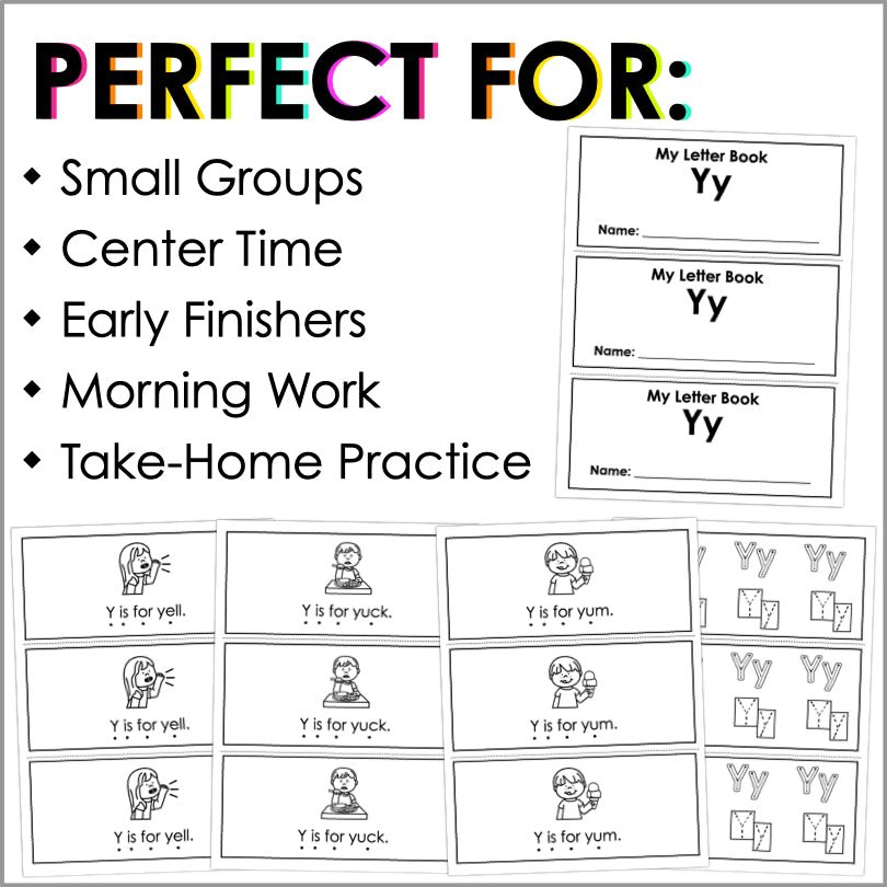 Letter Y Activities | Letter of the Week Worksheets - Teacher Jeanell