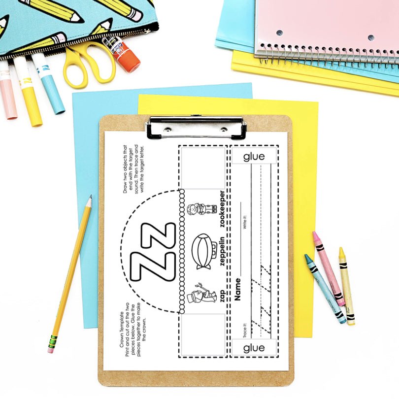 Letter Z Activities | Letter of the Week Worksheets - Teacher Jeanell