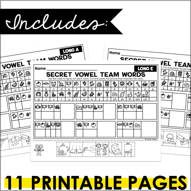 Long Vowels Secret Words | Phonemic Awareness Practice - Teacher Jeanell