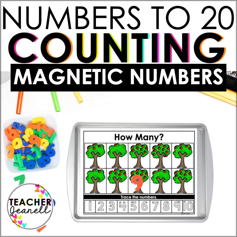 Magnetic Number Mats 1-20 | Number Sense - Teacher Jeanell