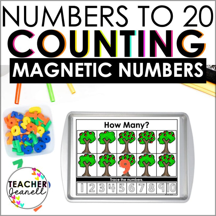 Magnetic Number Mats 1-20 | Number Sense - Teacher Jeanell