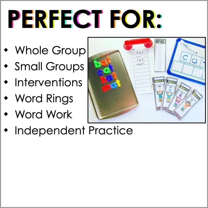 Phonics Word Lists (Year Long Bundle) - Teacher Jeanell
