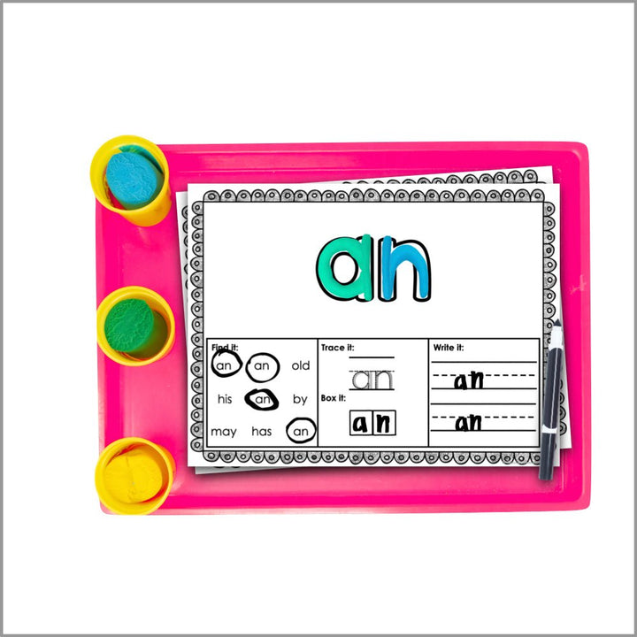 Playdough Mats First Grade Sight Words - Teacher Jeanell