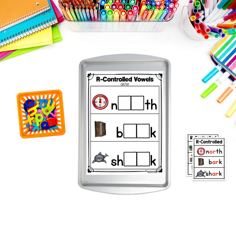R-Controlled Vowels Magnetic Letter Activities | Literacy Center - Teacher Jeanell