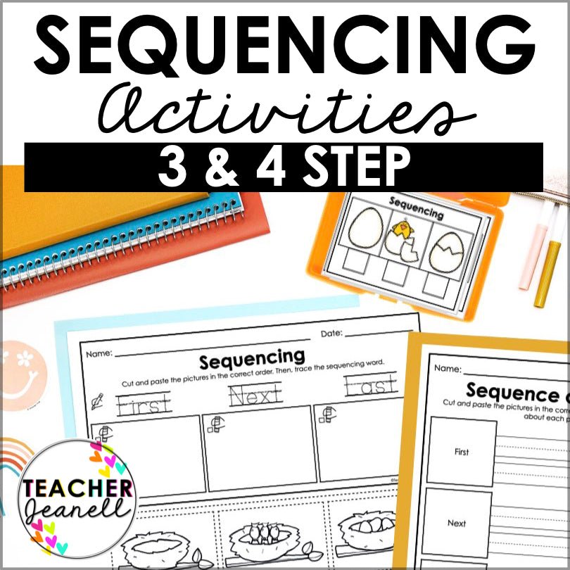 Sequencing Worksheets - Sequence of Events - Teacher Jeanell