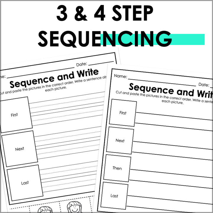 Sequencing Worksheets - Sequence of Events - Teacher Jeanell