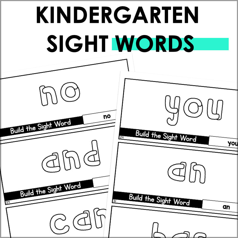 Sight Words Playdough Task Cards | HMH Into Reading Kindergarten Modules 1-9 Supplement - Teacher Jeanell