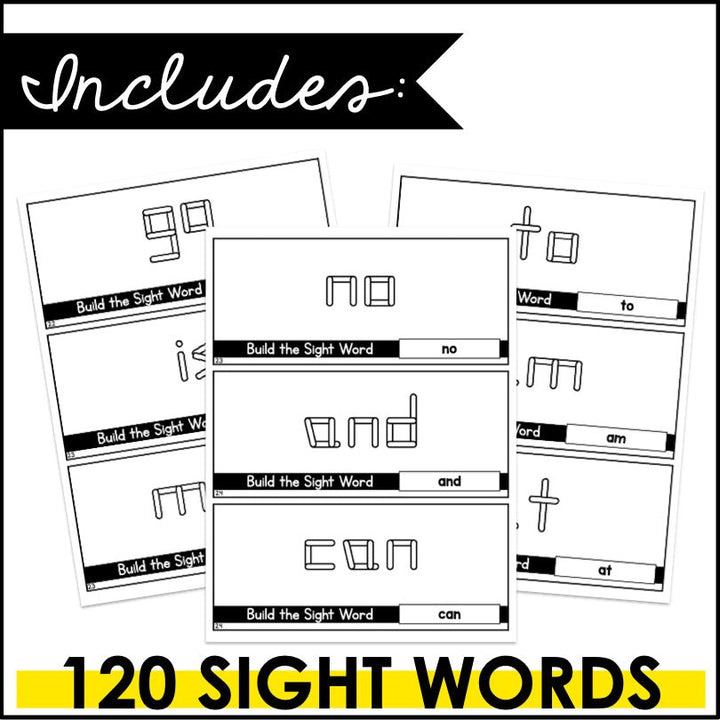 Sight Words Popsicle Sticks Task Cards | HMH Into Reading Kindergarten Modules 1-9 Supplement - Teacher Jeanell