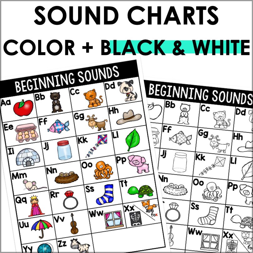 Sound Wall Phonics Charts | Phonics Posters Bundle - Teacher Jeanell