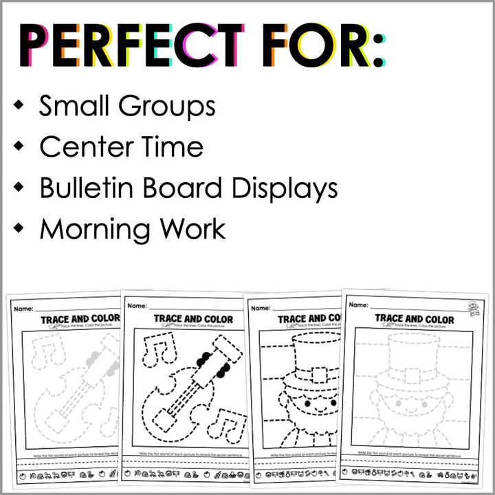 St. Patrick's Day Tracing and Phonics Adventure | St Patrick's Day Printables - Teacher Jeanell