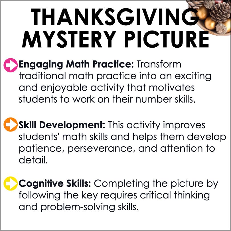 Thanksgiving Mystery Picture Hundreds Chart - Thanksgiving Math - Teacher Jeanell