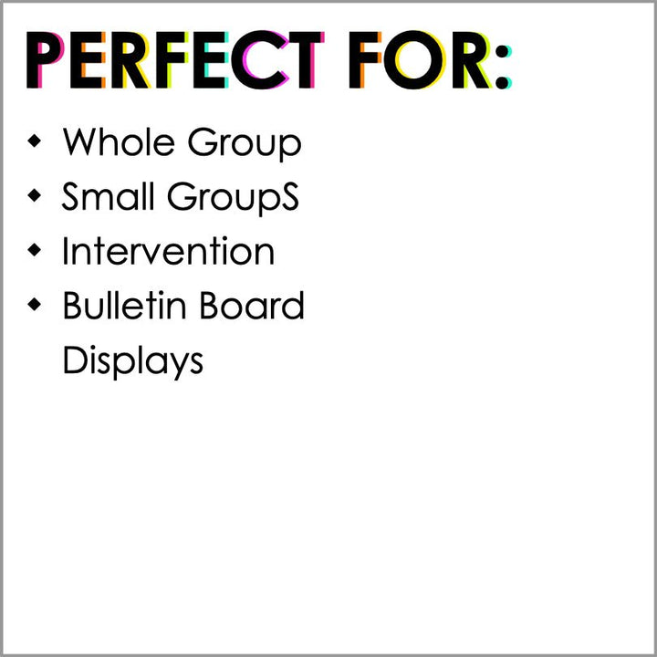 Three-Letter Blends Poster Set | Consonant Clusters - Teacher Jeanell