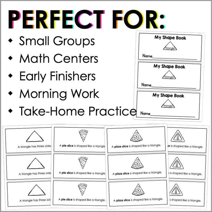 Triangle | 2D Shapes Worksheets | Shape Recognition - Teacher Jeanell