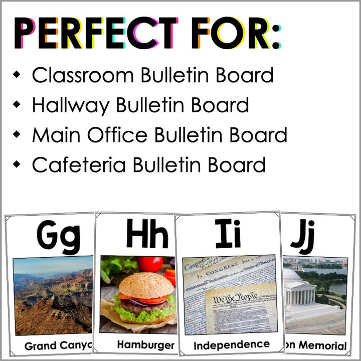 United States Alphabet Posters - Teacher Jeanell