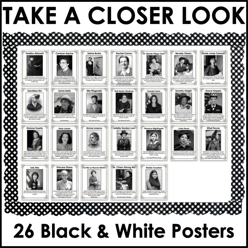 Women's History Month Posters Set 3 - Teacher Jeanell