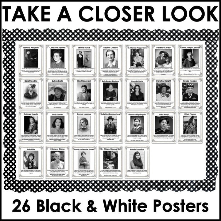 Women's History Month Posters Set 3 - Teacher Jeanell