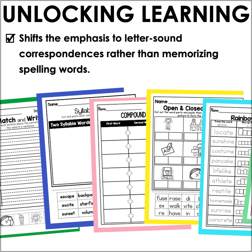 HMH Into Reading Structured Literacy 1st Grade Spelling and Phonics Supplement Module 6