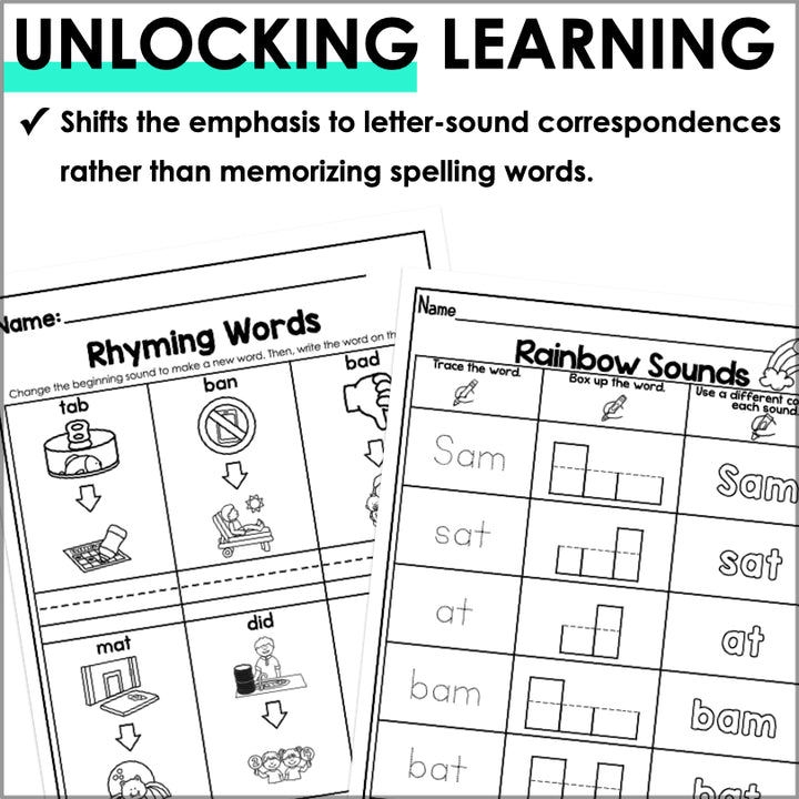 HMH Into Reading Structured Literacy Kindergarten Spelling and Phonics Module 2