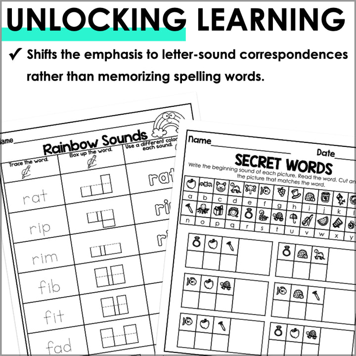 HMH Into Reading Structured Literacy Kindergarten Spelling and Phonics Module 3