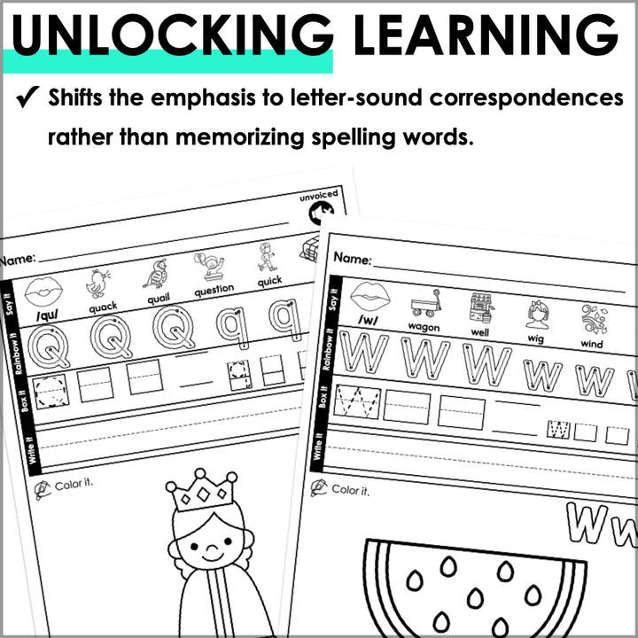 HMH Into Reading Structured Literacy Kindergarten Spelling and Phonics Module 5