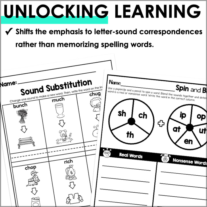 HMH Into Reading Structured Literacy Kindergarten Spelling and Phonics Module 7