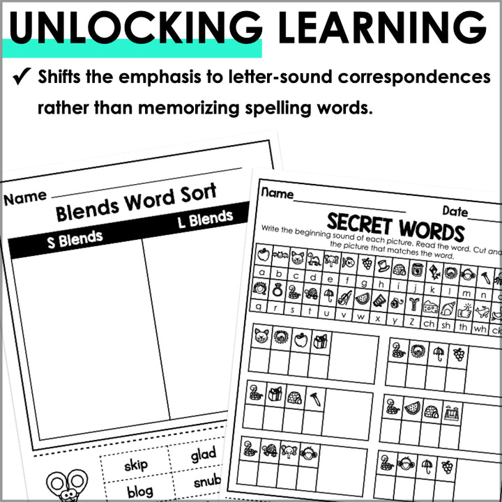 HMH Into Reading Structured Literacy Kindergarten Spelling and Phonics Module 8