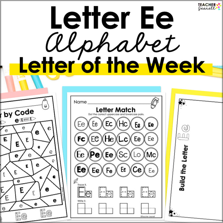 Letter E Activities | Letter of the Week Worksheets