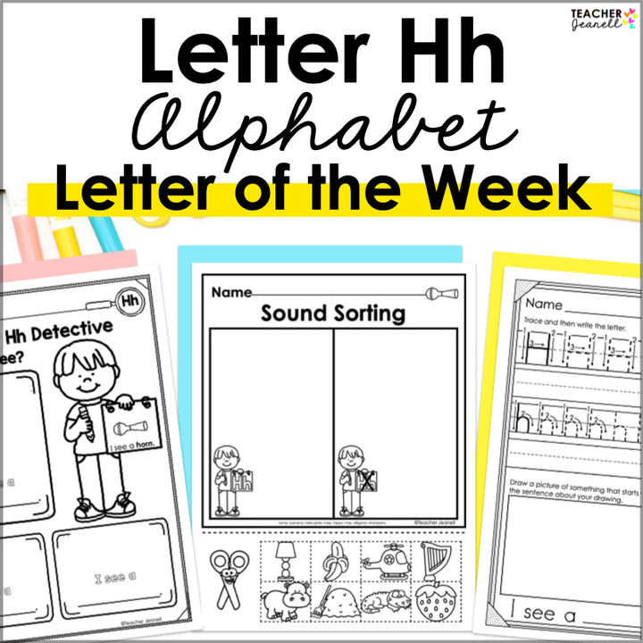Letter H Activities | Letter of the Week Worksheets