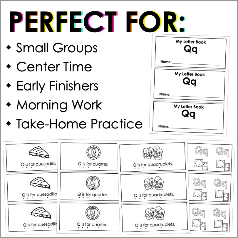 Letter Q Activities | Letter of the Week Worksheets