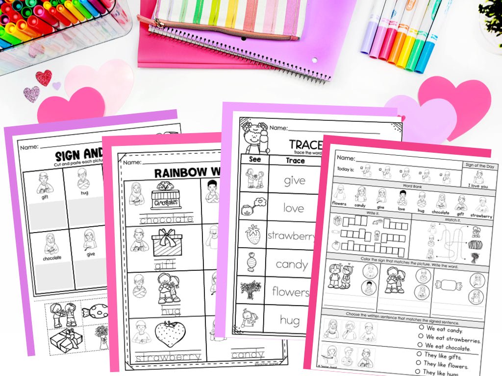 ASL Daily Practice Bundle Morning Work | ASL Curriculum Supplement - Teacher Jeanell