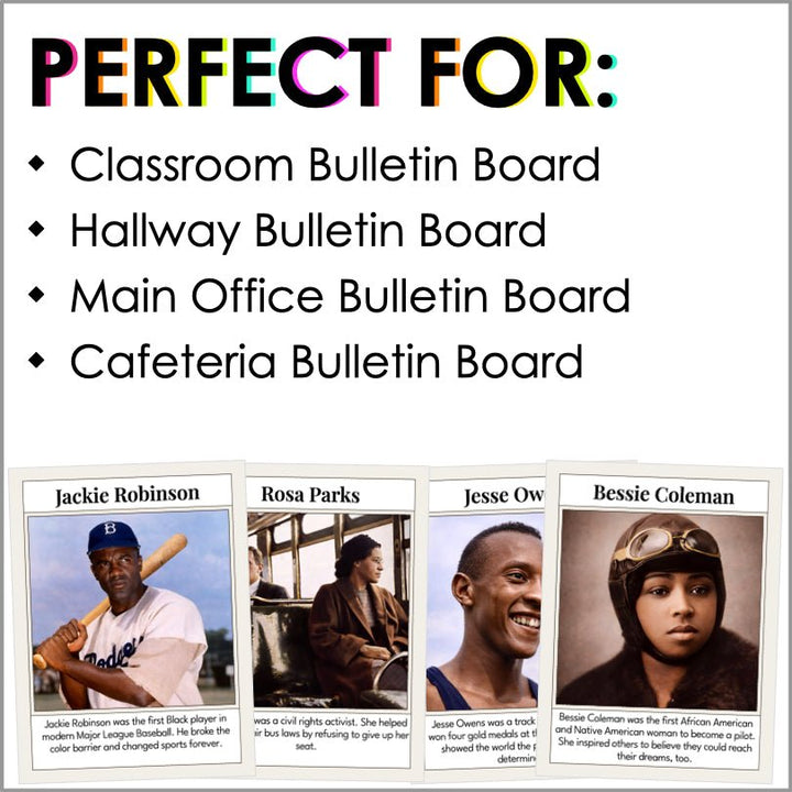 Black History Month Posters | Influential African - American Figures - Teacher Jeanell