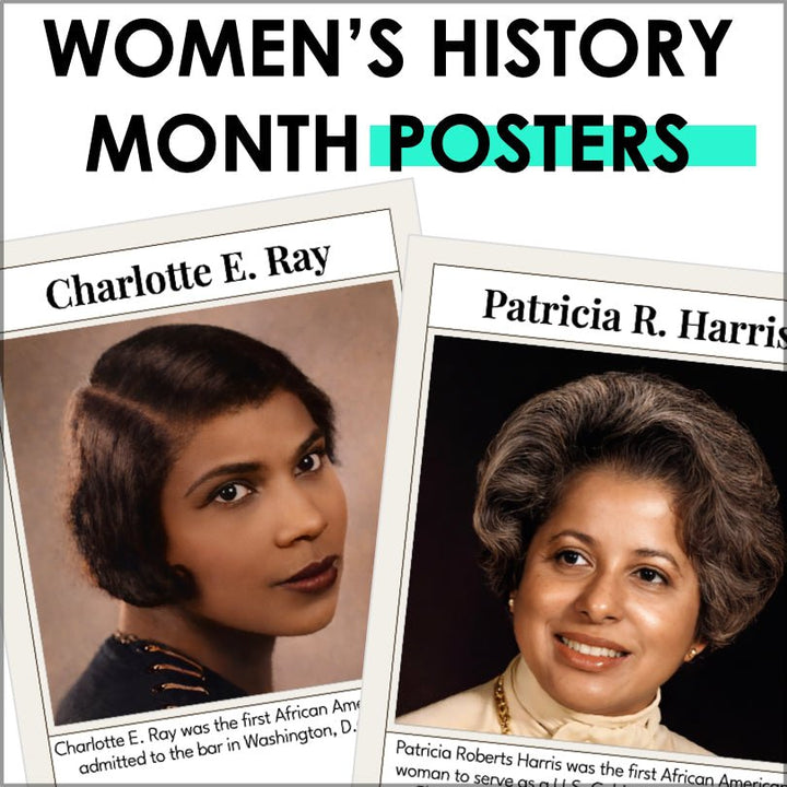 Black Women in History Posters | Celebrate Famous Firsts & Inspire Students - Teacher Jeanell