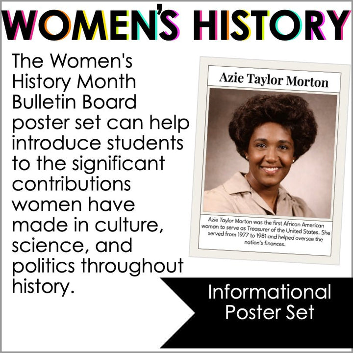 Black Women in History Posters | Celebrate Famous Firsts & Inspire Students - Teacher Jeanell