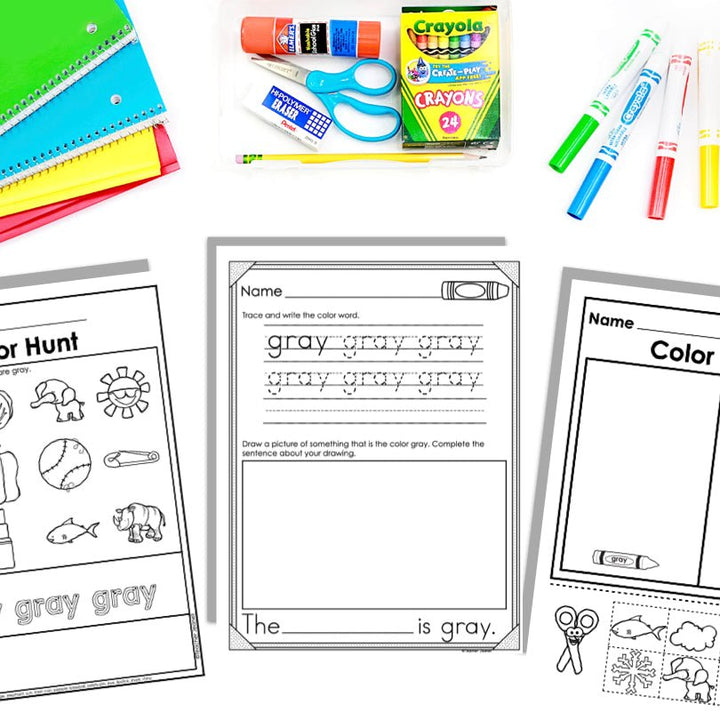 Colors and Color Words Worksheets and Activities Bundle | Color Identification &amp; Recognition - Teacher Jeanell