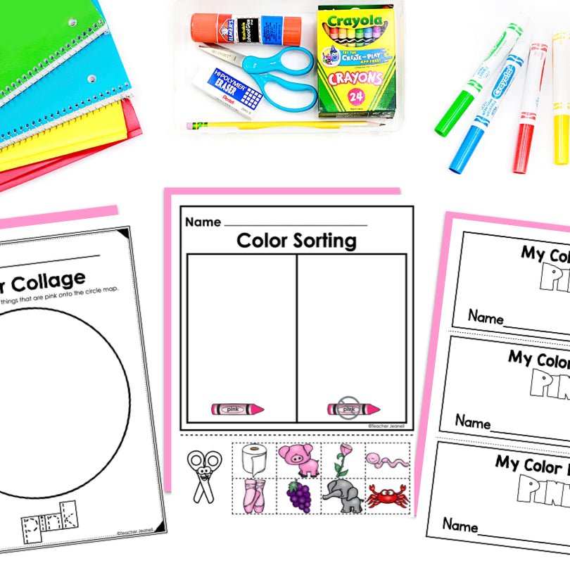 Colors and Color Words Worksheets and Activities Bundle | Color Identification &amp; Recognition - Teacher Jeanell