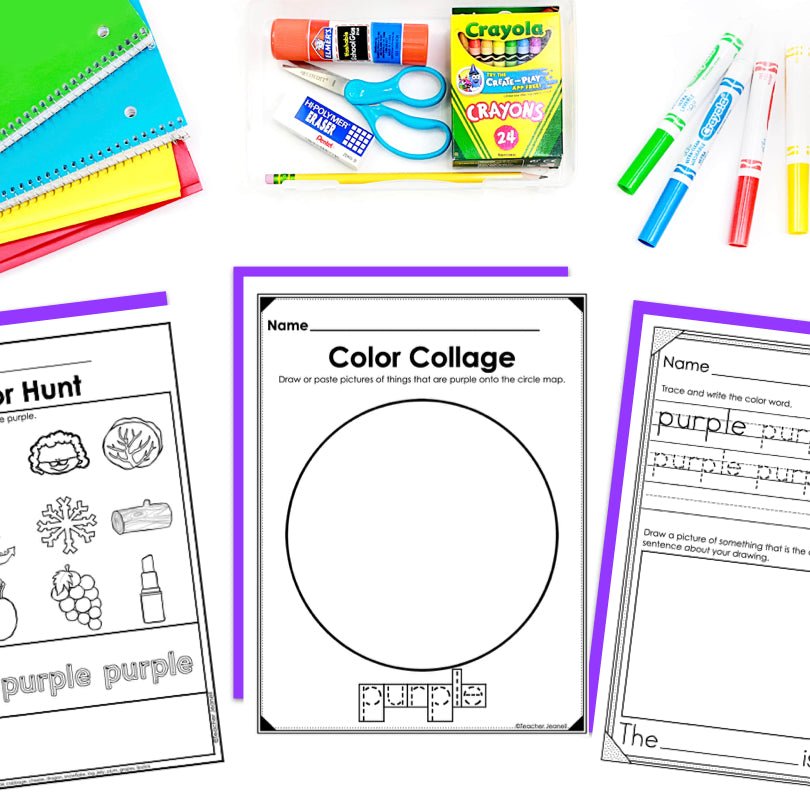Colors and Color Words Worksheets and Activities Bundle | Color Identification &amp; Recognition - Teacher Jeanell