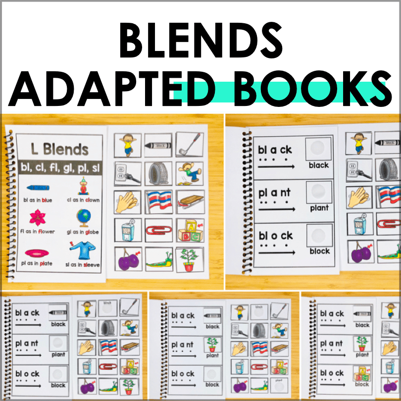 Consonant Blends Blending Books | L, R, S Blends Phonics Practice for Early Readers - Teacher Jeanell