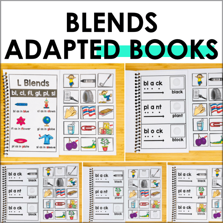 Consonant Blends Blending Books | L, R, S Blends Phonics Practice for Early Readers - Teacher Jeanell