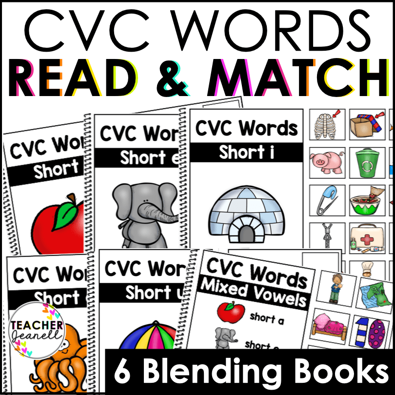 CVC Blending Books That Spark Confidence: Build Strong Early Readers Through Playful Practice - Teacher Jeanell