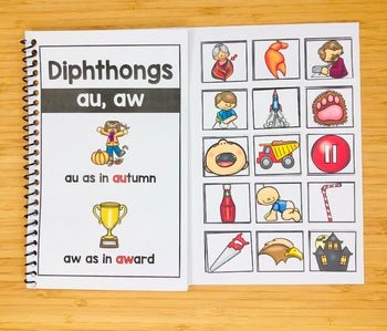 Diphthongs Blending Books – Make Tricky Vowel Sounds Fun to Master - Teacher Jeanell