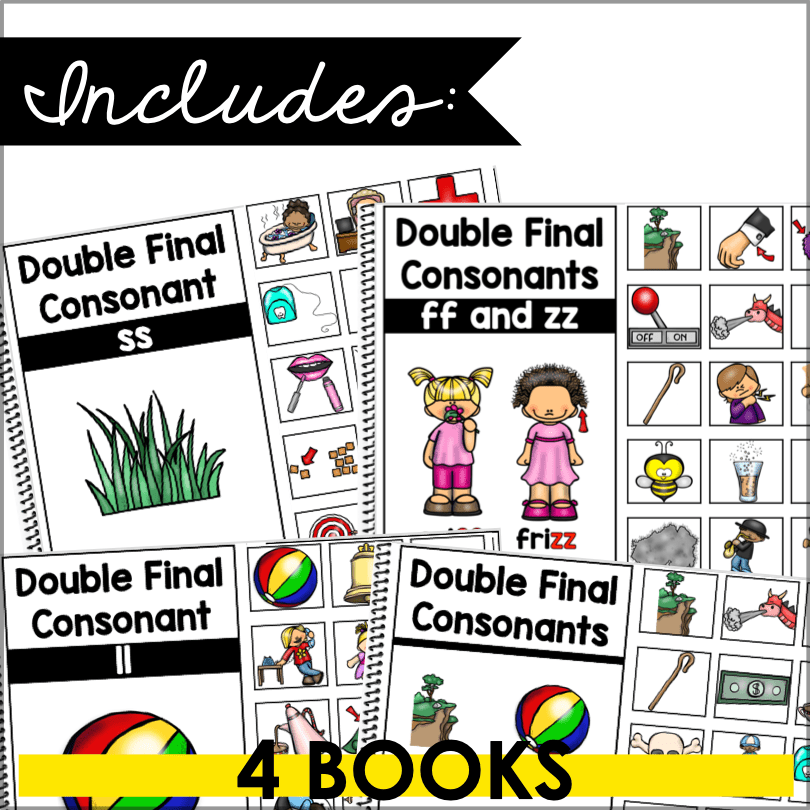 Double Ending Consonants Phonics Practice | Fun Reading Fluency Activities for Kids - Teacher Jeanell