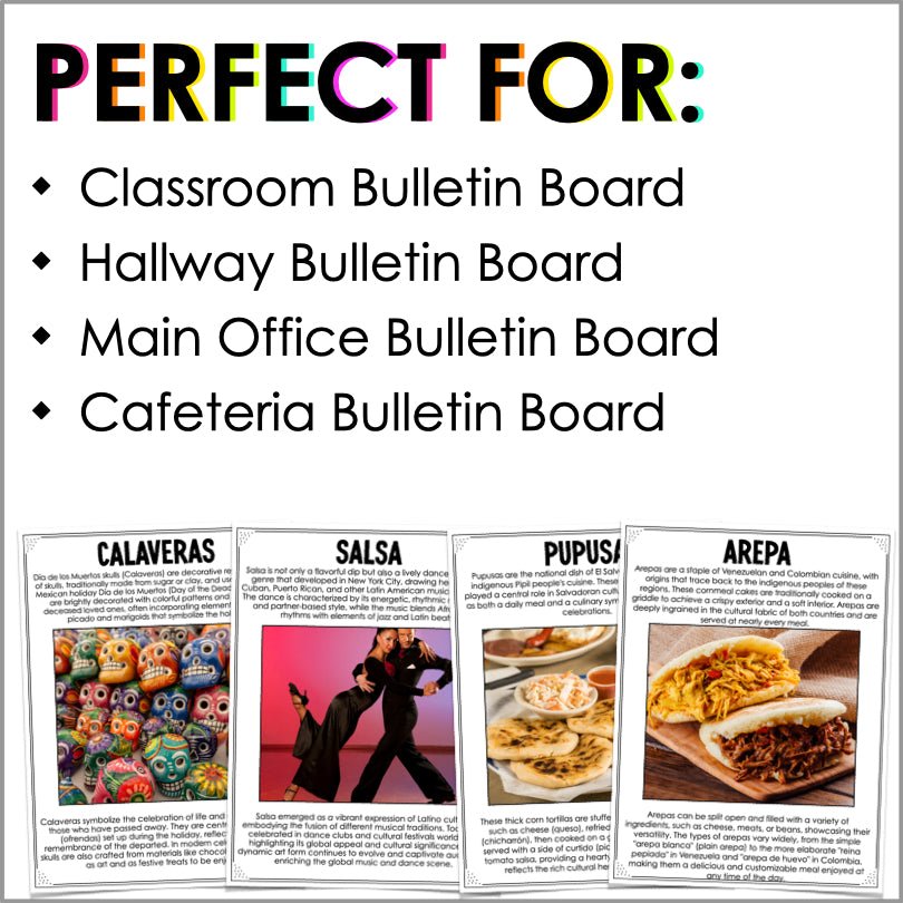 Explore Hispanic Heritage: Culinary & Cultural Celebration Poster