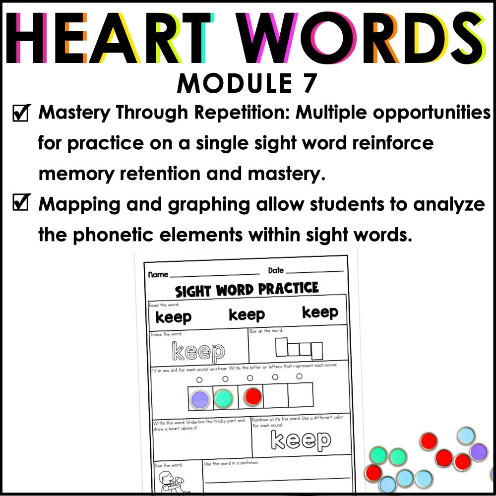 HMH Into Reading 1st Grade Heart Words Science of Reading Sight Word Bundle | Practice and Fluency - Teacher Jeanell