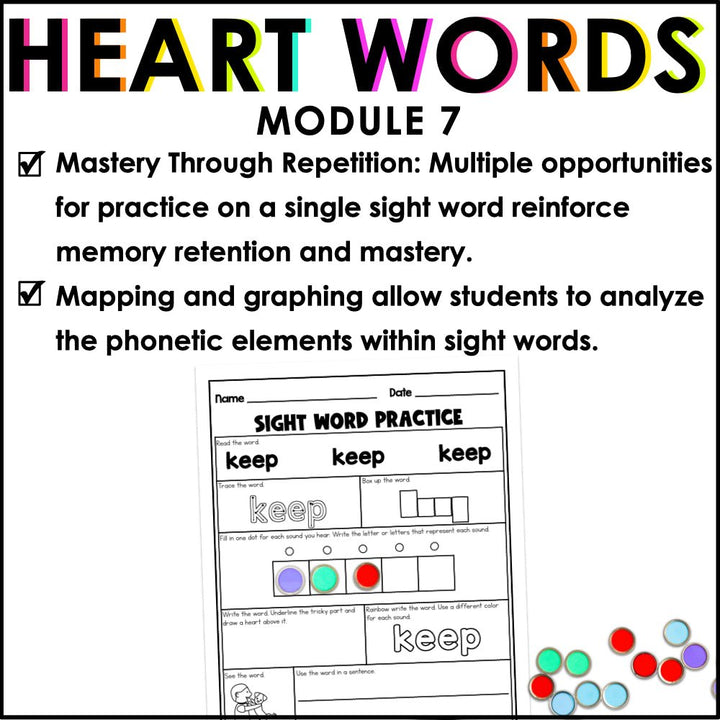 HMH Into Reading 1st Grade Heart Words Science of Reading Sight Word Bundle | Practice and Fluency - Teacher Jeanell